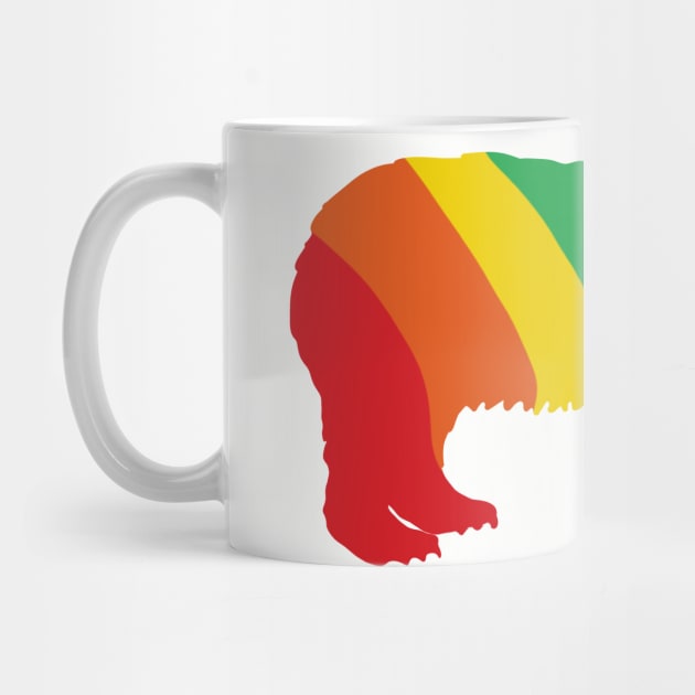 Rainbow Bear by Slightly Unhinged